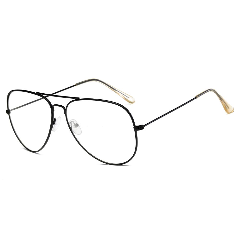 Trendy Aviator Clear Glasses