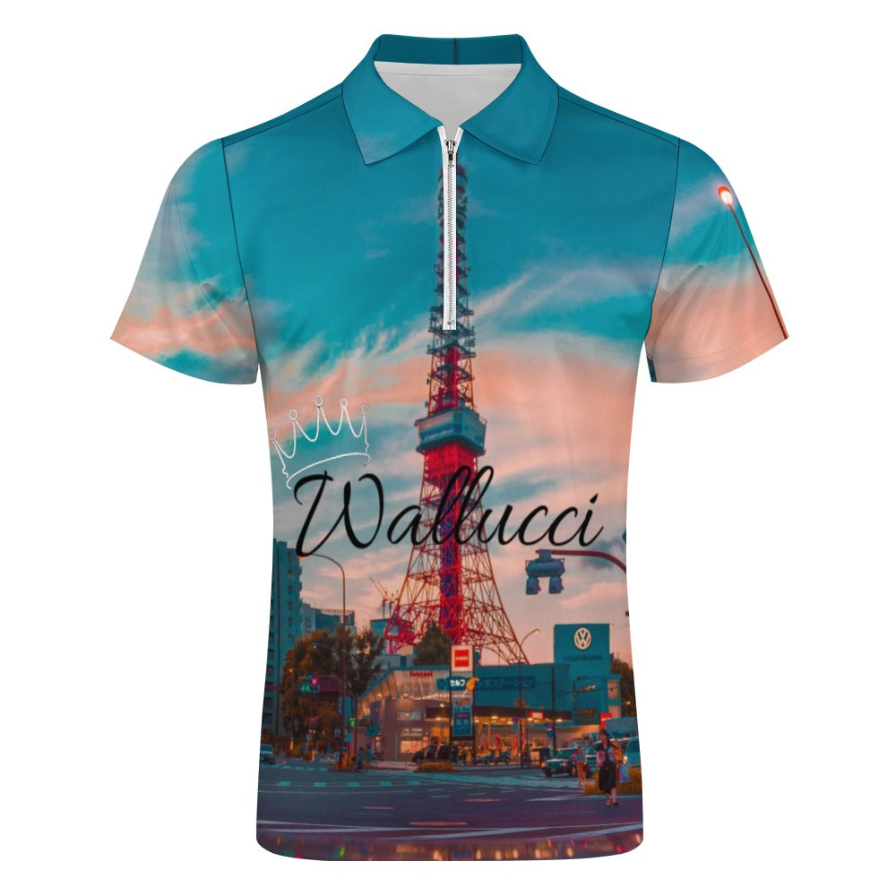 Wallucci Crown Short sleeve polo shirt