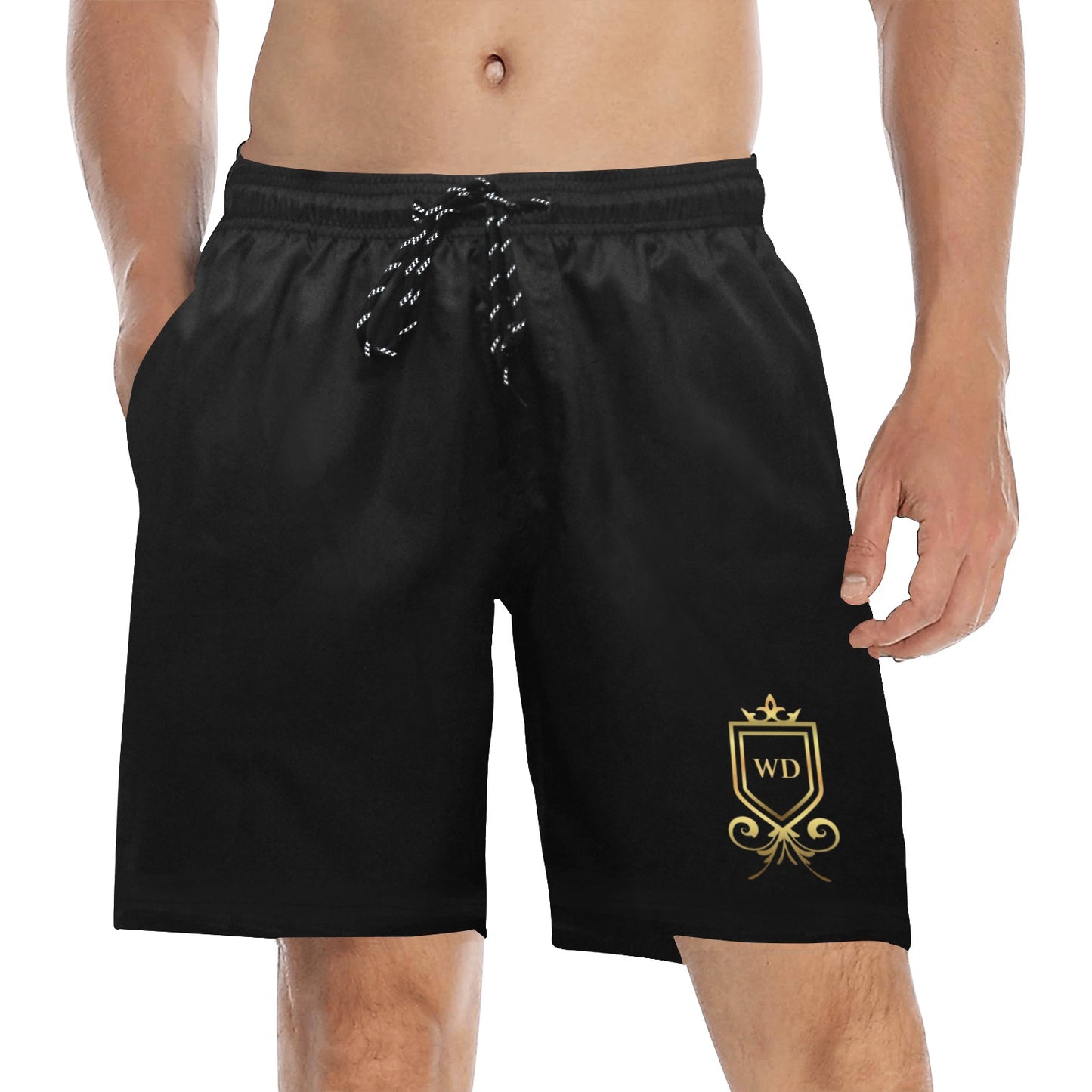 WD Men's Mid-Length Beach Shorts