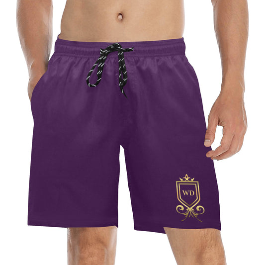 WD Men's Mid-Length Beach Shorts