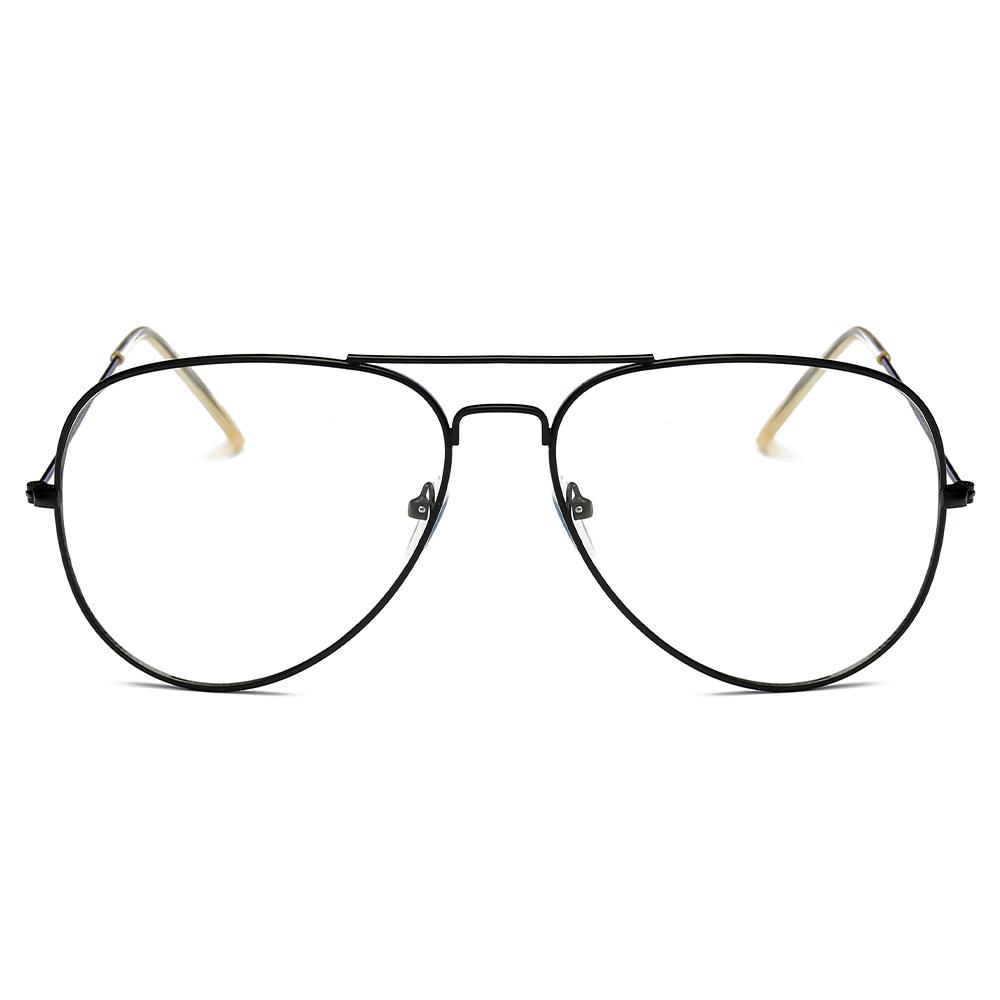 Trendy Aviator Clear Glasses