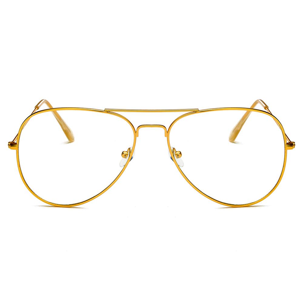 Trendy Aviator Clear Glasses