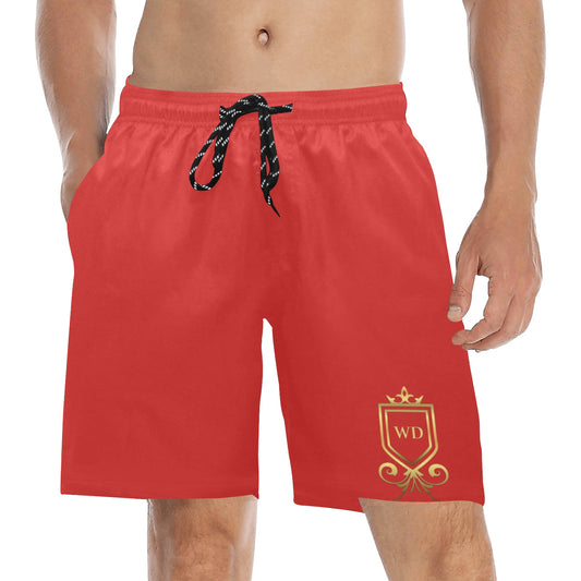 WD Men's Mid-Length Beach Shorts